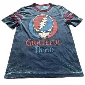 Grateful Dead Steal Your Face Blue Red Band Tee Shirt Medium Grateful Dead